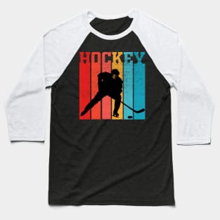 Retro Hockey Gift For Hockey Players Vintage Baseball T-Shirt